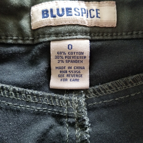 Blue Spice Olive High Waist Skinny Jeggings Size 0 - Picture 10 of 11